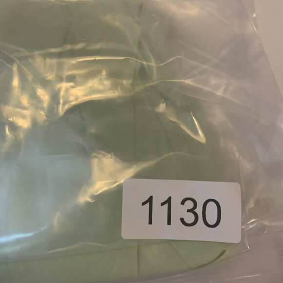 Quizz Again Womens L Shirt Light Green Button Up 3/4 Sleeve Eclectic Minimalist - Picture 16 of 16